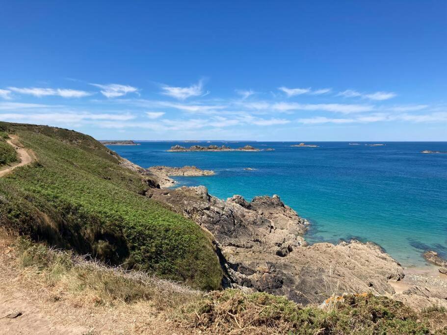 Douceur De Vivre En Bord De Mer - Jacuzzi Et Cheminee 圣库仑 外观 照片